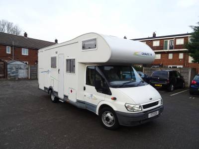 Chausson Welcome 28 6 Berth 4 Travel Seat Rear Fixed Bed Garage Motorhome Camper Van For Sale