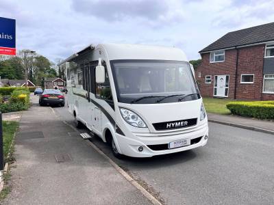 Hymer B578 4 berth single beds lay out motorhome for sale 