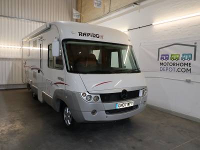Rapido 983M Fixed Bed Four Travelling Seats Large Garage Mercedes Motorhome For Sale