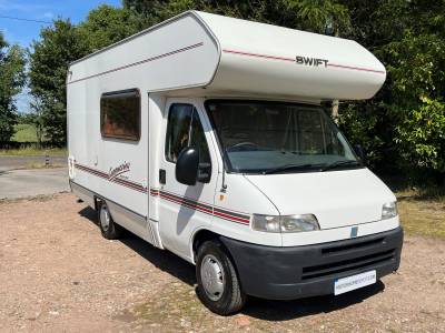 Swift Cappuccino 590RS 5 berth overcab bed compact coachbuilt motorhome for sale 