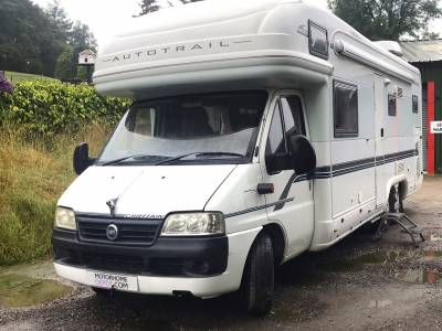 2004 Autotrail Chieftain - Re-upholstered - 6 berth - Safari room - Air con - Satellite System - Only 31,000 miles