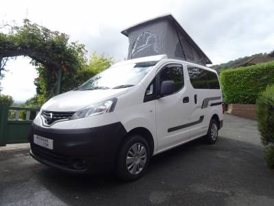 Nissan NV200 Acenta Dci, Compact Campers Conversion, Pop Top, 4 berth, 4 belts, 2019, 14,000miles