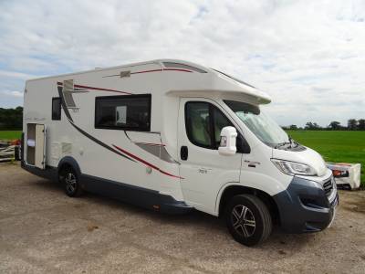 Roller-Team Auto-Roller 707, 2018, 6 Belts, 6 Berth, Bunk Beds, Large Garage, Electric Drop Down Bed, For Sale
