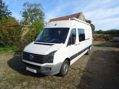 VW Crafter Professional Conversion by Rated Conversions, 2015, 3 berth, 4 travel seats motorhome for sale