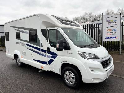 Swift Escape 664 Fixed French Bed 4 berth 4 belts family motorhome