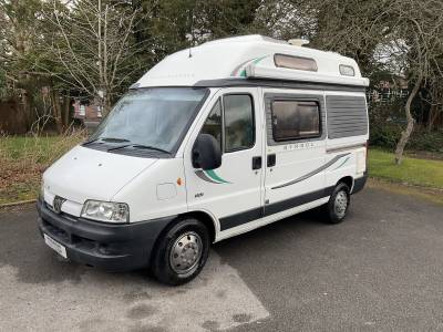 2004 AutoSleepers Symbol high top 2 berth 3 belt end kitchen with washroom camper van for sale