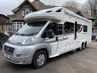 2013 Swift Kontiki 659 4 berth, 4 belt, rear large washroom rear fixed French bed tag axel motorhome for sale