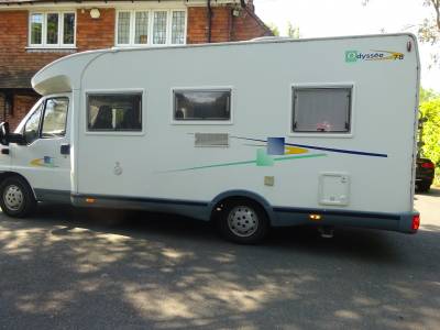 2004 Fiat Ducato Chausson Odysee 78 -  4 berth 3 seat belted Motorhome for Sale