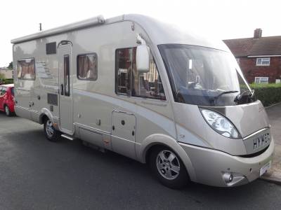 Hymer B654 SL 2010 4 Berth 4 Belts Fixed Bed Motorhome For Sale