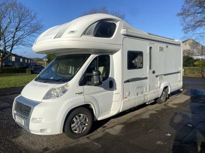 Bessacarr E765 6 Berth Rear Fixed Bed Overcab Bed 2008 Motorhome For Sale