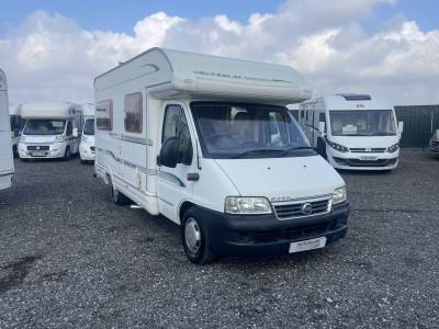 Bessacarr E450 two berth fixed french bed Motorhome