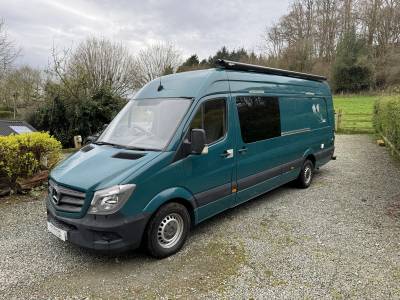 Mercedes Sprinter 2 Berth 2 Travel Seat Rear Fixed Bed Motorhome For Sale
