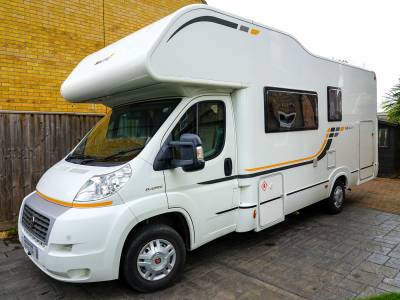 Adra Sunliving AP 49 DP - Automatic 6 Berths. 6 Seat belts. Electric Awning