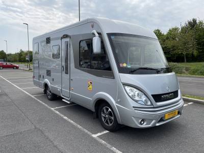 Hymer MLi 570 A-Class fixed bed large garage