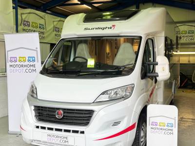 2019 Sunlight T68 4 Berth 4 Travelling Belts With Drop Down bed and Garage