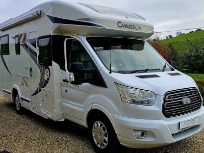 Chausson Flash 718EB 2016 4 berth/belt 33k 3850kgs 7.4m motorhome garage extras 