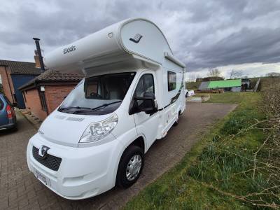 Eldiss Autoquest 130, 2013,end kitchen, 5 berth