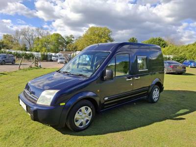 Ford Transit ConnectT220 micro camper, 2003, rear side bench/bed and kitchen