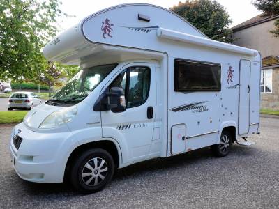 2009 Elddis Autoquest 130, 5-Berth, 4-Seatbelts, Over-cab Bed, End Kitchen