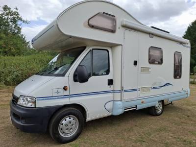 Ace Novella Napoli. 2004. L-shaped Lounge. Over Cab Bed.