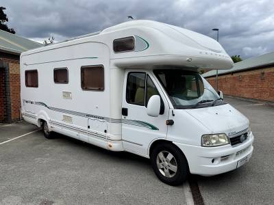 Bessacarr E765, 6 berth, 2 belted seats, rear fixed bed motorhome for sale