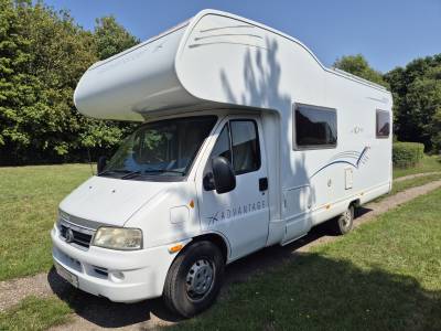 Dethleffs Advantage A6971, 2006, end lounge, solar panel, tow bar