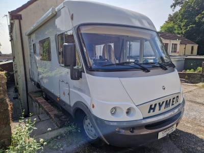 2004 HYMER B544  4-BERTH - 4-BELT - 2 OWNER - LOW MILES - HAB AC