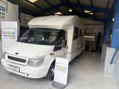 2006 Hymer FreeTec 708 3 Berth 4 Travelling Belts Fixed Bed with Garage