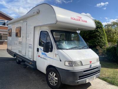 2003 Roller Team Roller 5 – 6 Berth, End Lounge, hab aircon, bike rack