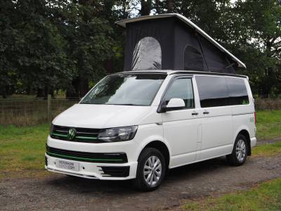VW Transporter T5.1, 4 Berth, 5 Belt, Poptop, Heater, Leisure Battery, Awning