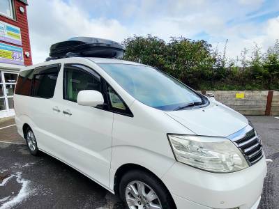 Toyota Alphard Camper 2008 2 berth 4 belts 72k miles with extras