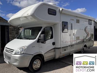 2010 Hobby Sphinx Iveco 3.0 (160bhp) 6 berth 8m 5,200kg (C1) Air Susp, Fixed bed