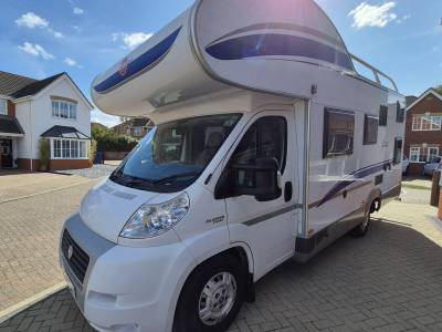 Burstner Levanto A576, 2008, Manual, 6 berth, 4 belts, bunk beds, air suspension