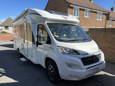 BURSTNER HARMONY LINE TD734, 2.3, 3 BERTH, 4 BELTS, LARGE GARAGE, ISLAND BED
