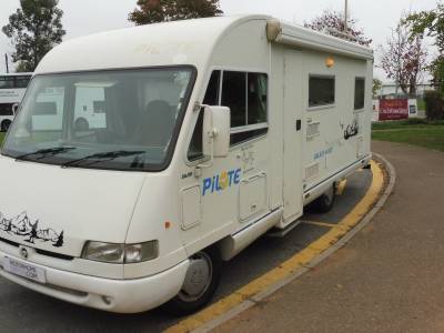 Pilote Galaxy 44 GLT A-class 4 berth fixed bed motorhome for sale