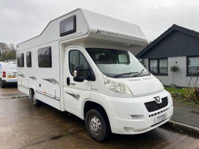 2008 Elddis Autoquest 180 2.2L Diesel Manual 6 Berth/Belt Low Miles Rear Lounge