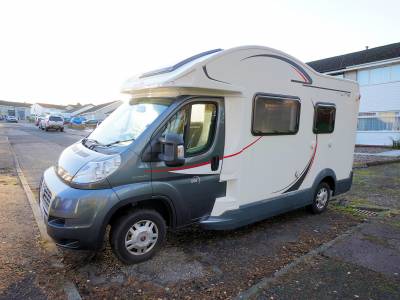 2014 Roller Team T-Line 590, 4-Berths, 4-Seatbelts, Drop-down Double Bed