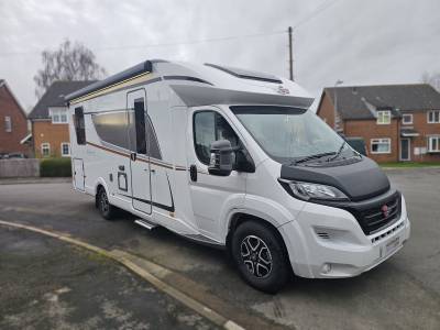 2023 B&uuml;rstner Lyseo T744 6 Berth 4 Belt Drop-Down Beds Auto 3,700 Miles