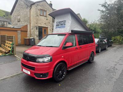 Volkswagen T5 4 Berth 5 Travel Seat Rock and Roll Bed Camper Van For Sale