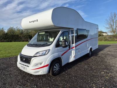 Sunlight A70, 2023, 6 berth, 6 belts, end bedroom, large garage