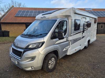 Elddis Majestic 194, 2019, End bedroom, FSH, Low mileage, solar, panel, Tow Bar