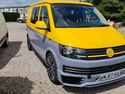VW T6 pop top Welsh Coast camper 2017 4 berth 135k SWB