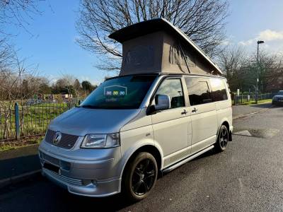Volkswagen VW T5 4 Berth Pop Top Camper Van For Sale 