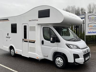Rimor Sarus 5 | 6-berth/6-belt | 3500kg | Huge garage | Family motorhome | 