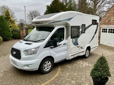 Chausson Flash 514, 2019, automatic, rear bed, garage motorhome for sale