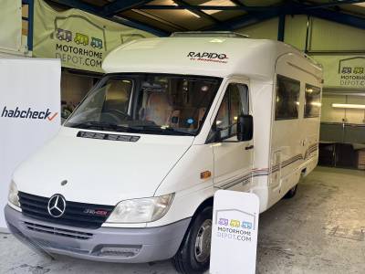 2002 Rapido 749 M Le Randonneur 4 Berth Fixed Bed 4 Travelling Belts