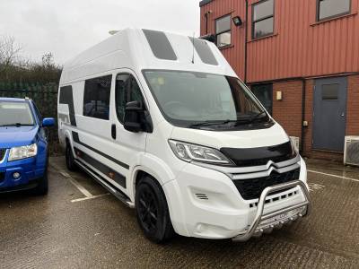 Citroen Relay XLWB Vango 4 Berth Rear Bed Solar High Top 33k Sensors 3m awning
