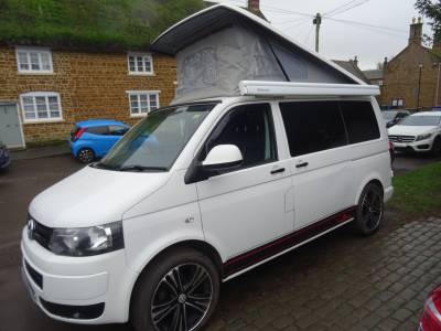 VW Camper King Monte Carlo T5 T28 2012 4 Berth Pop Top Camper Van For Sale