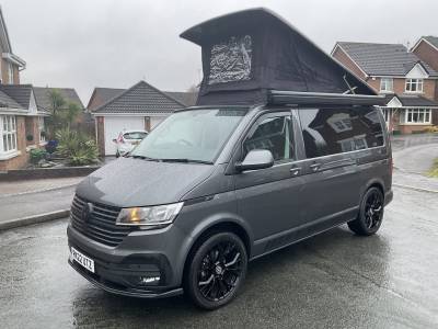 Volkswagen T6.1 T28 Highline Denby Camper conversion 4 berth pop top roof