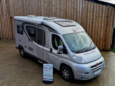 Burstner Brevio T600 motorhome 2013 3 berth 4 belts 32k 5.99m 3500kgs